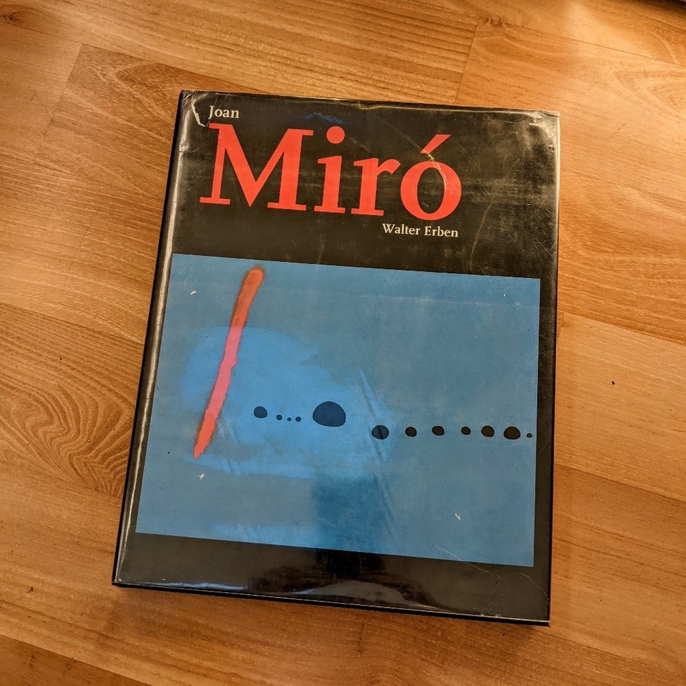 Joan Miro Coffee Table Book by Walter Erben
